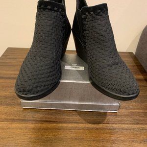 Steve Madden Wedge Black Booties